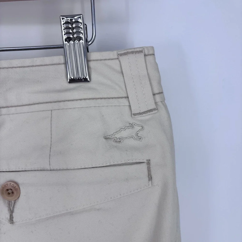 Horny Toad & Co Long Diana Pants Womens 10 Stone Beige Organic Cotton Chino